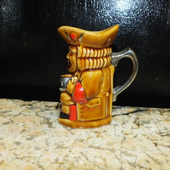Vintage Lord Nelson Pottery Small Original Toby Jug Marked M/S Toby 91 - Picture 2 of 5
